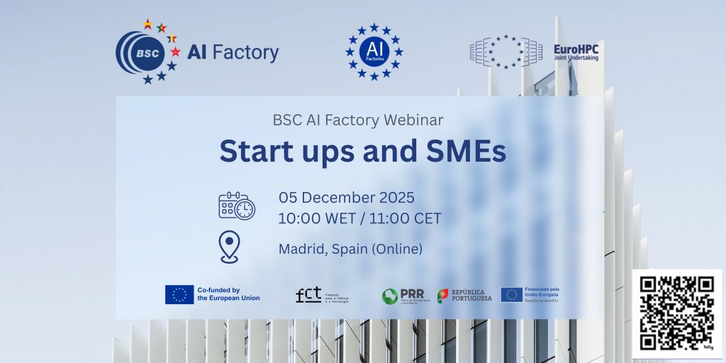 Webinar Fabrica IA BSC - Startups e PMEs