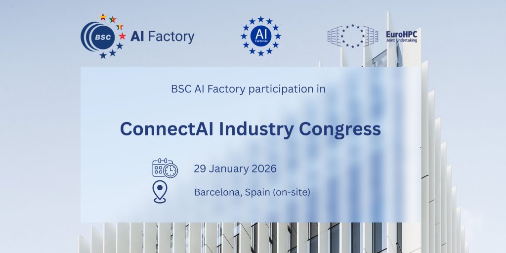 BSC AI Factory participates in ConnectAI Industry Congress
